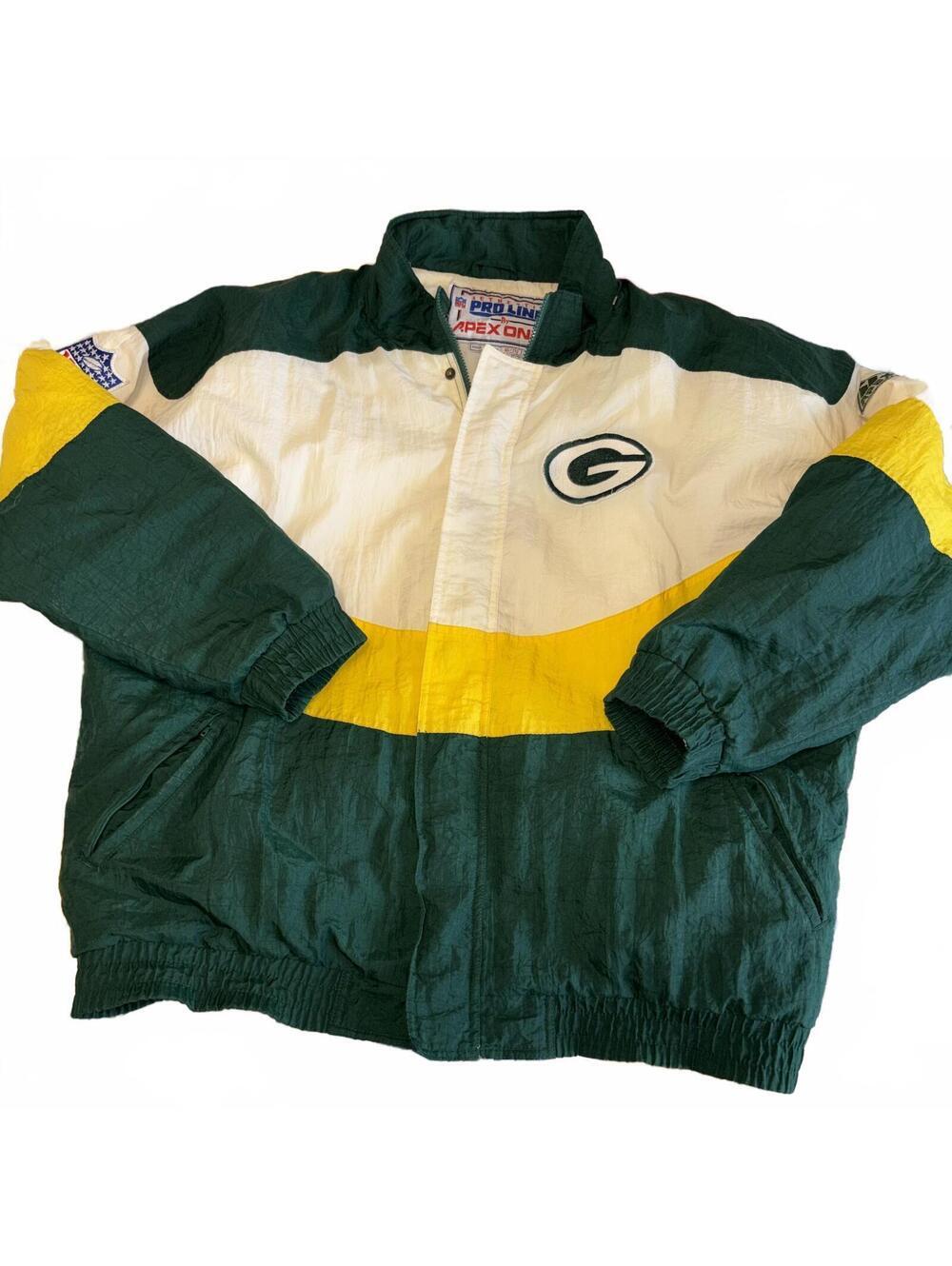 Vintage NFL Pro Line Apex One Men’s XL Green Bay Packers Puffer Jacket Y2K